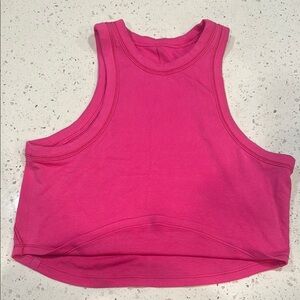 Lululemon Athletica Pink Crop Tank Top